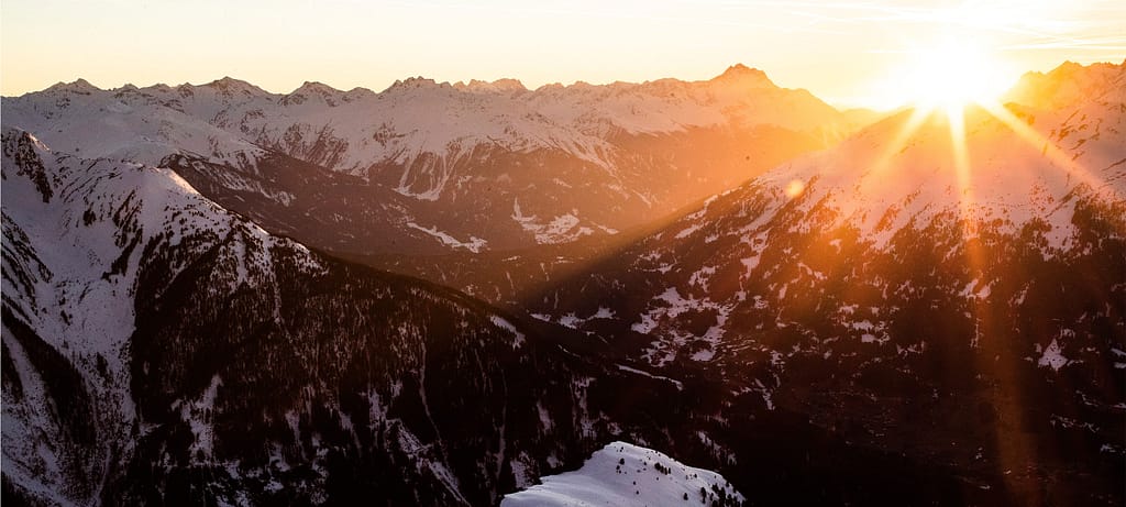 Innsbruck Freeride Experience Snowmads Group Sunset